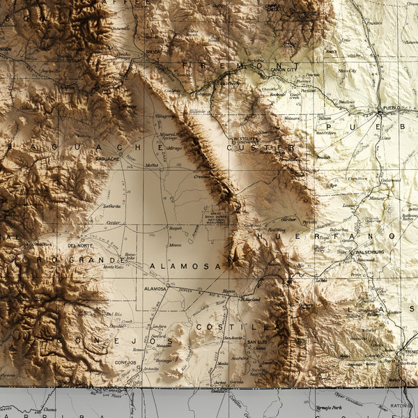 Colorado Vintage Topographic Map (c.1942)