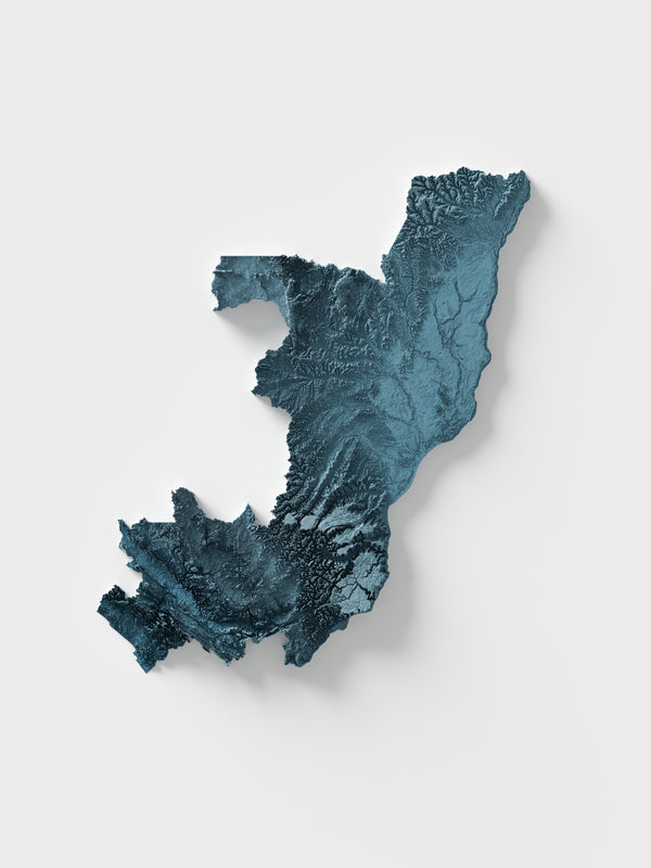Congo Shaded Relief
