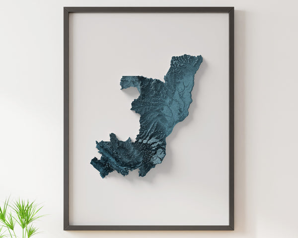 Congo Shaded Relief