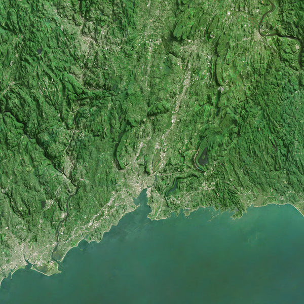 Connecticut Imagery Shaded Relief