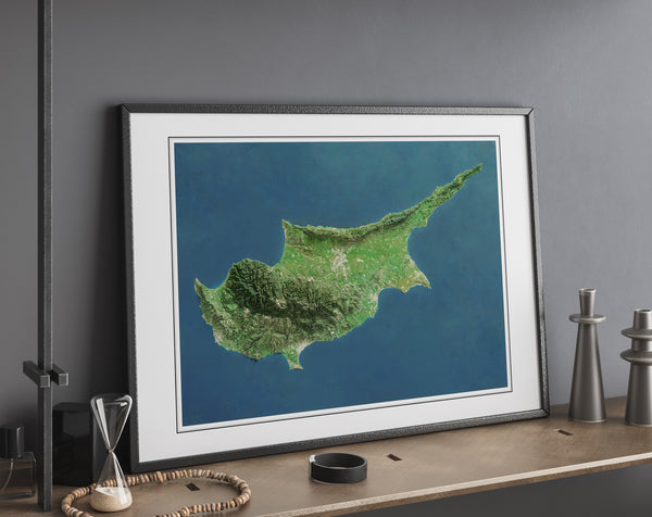 Cyprus Imagery Shaded Relief