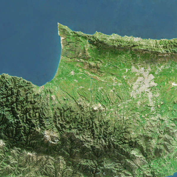 Cyprus Imagery Shaded Relief