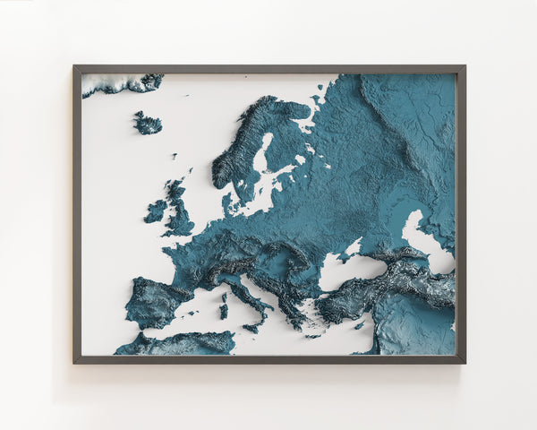 Europe Shaded Relief