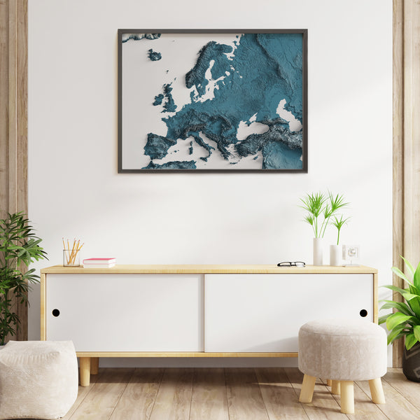 Europe Shaded Relief