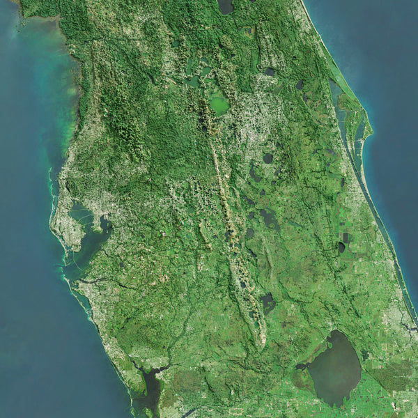 Florida Imagery Shaded Relief