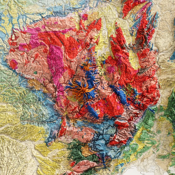 Carte Géologique de la France (c.1933)