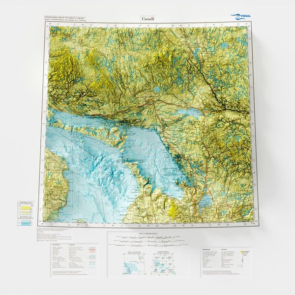 Georgian Bay Area Map c. 1980