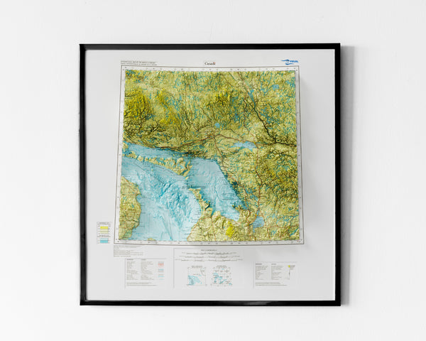 Georgian Bay Area Map c. 1980