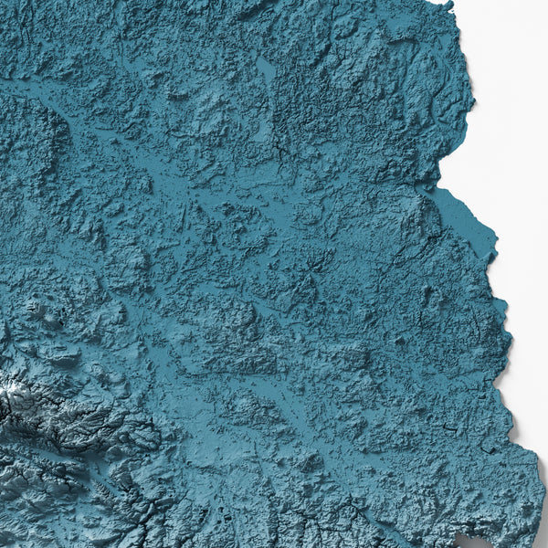 Germany Shaded Relief