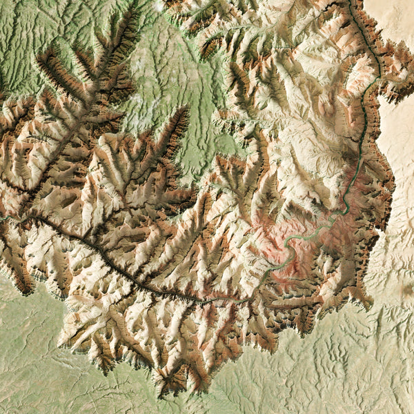 Grand Canyon Imagery Shaded Relief