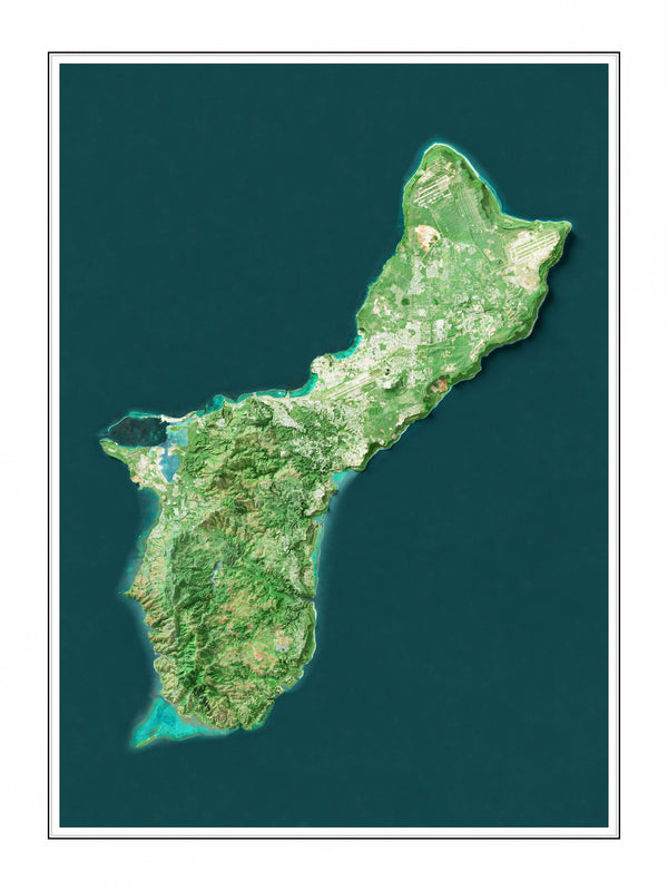 Guam Imagery Shaded Relief