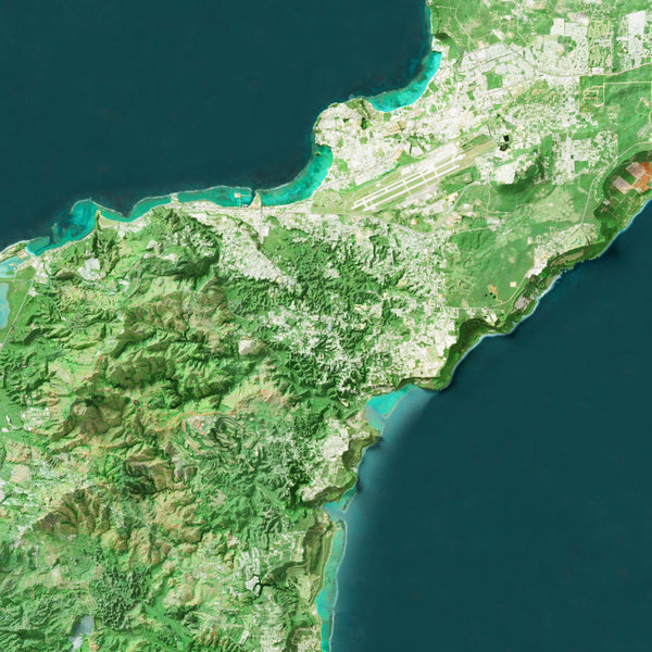 Guam Imagery Shaded Relief