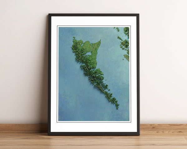 Haida Gwaii Imagery Shaded Relief