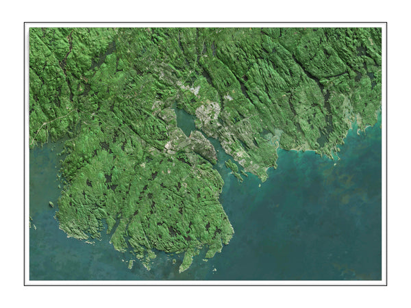 Halifax Imagery Shaded Relief