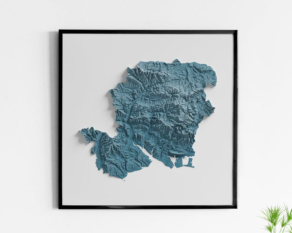 Hampshire County Shaded Relief