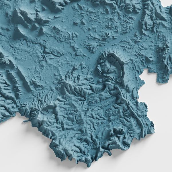 Herefordshire County Shaded Relief