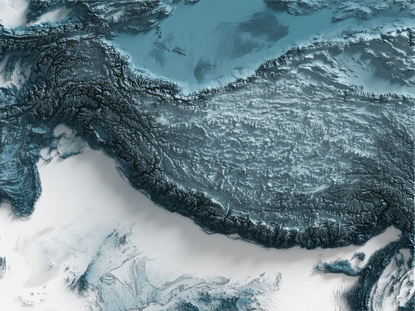Himalayas Shaded Relief