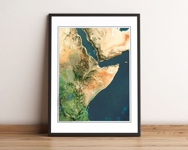 Horn of Africa Imagery Shaded Relief