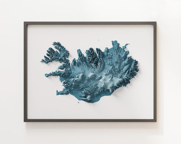 Iceland Shaded Relief