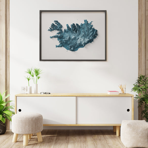 Iceland Shaded Relief