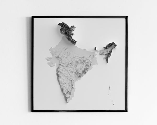 India Shaded Relief (5 Variations)