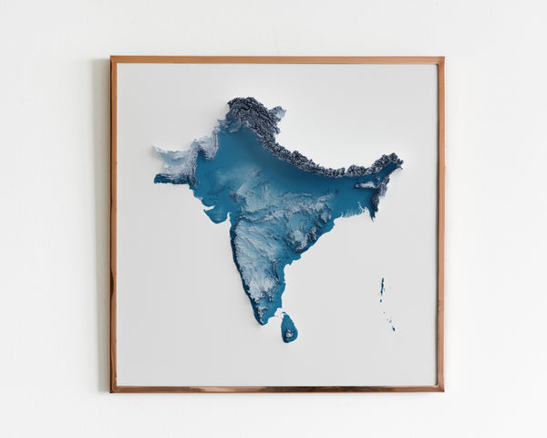 Indian Sub Continent \ South Asia Shaded Relief (5 Variations)