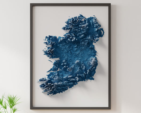 Ireland Shaded Relief (5 Variations)