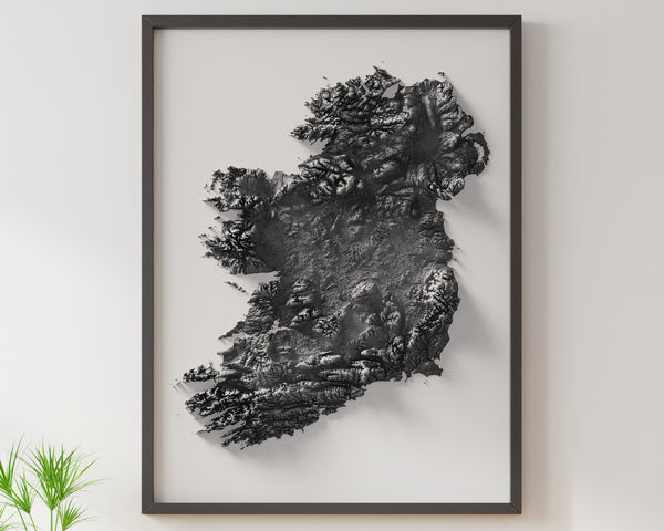 Ireland Shaded Relief (5 Variations)