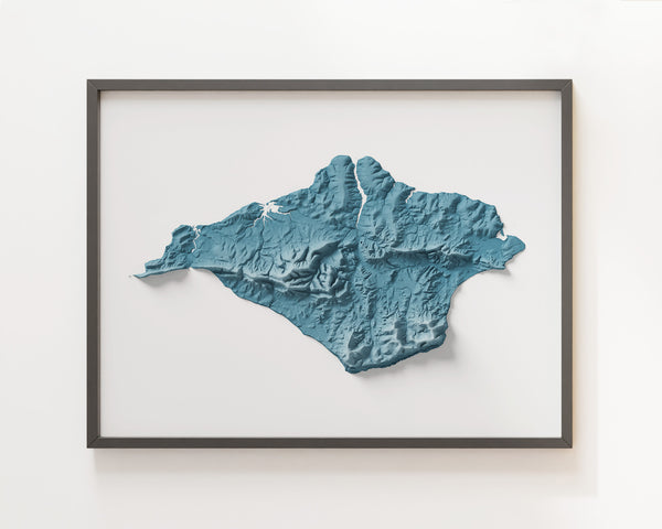Isle of Wight Shaded Relief
