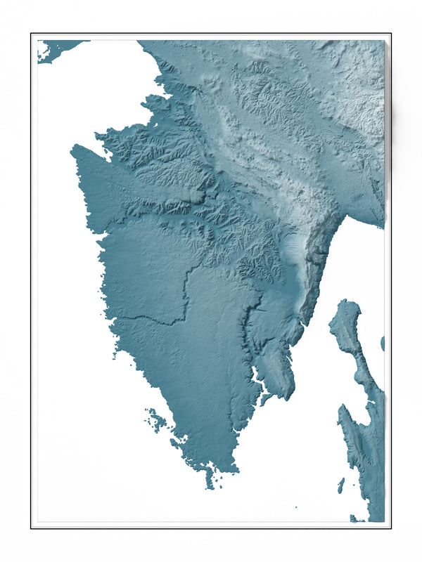 Istria Shaded Relief