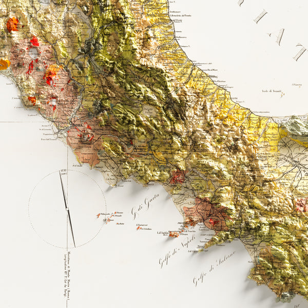 Geological Map of Italy (c.1881)