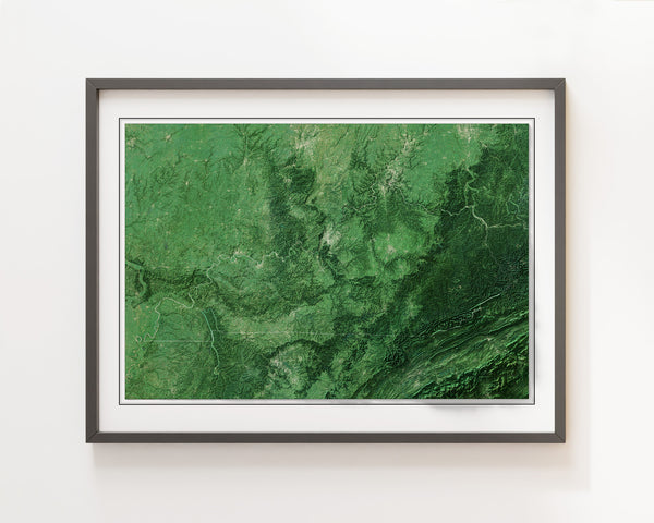 Kentucky Imagery Shaded Relief