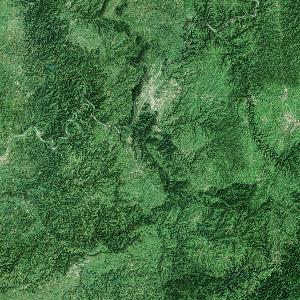 Kentucky Imagery Shaded Relief
