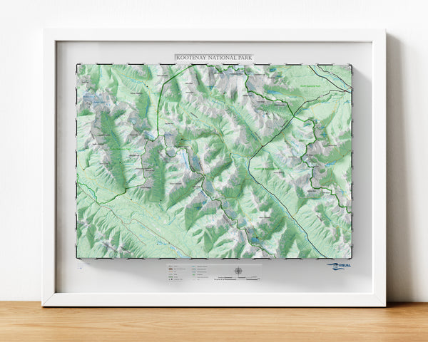 Custom - Rockwall, Kootenay National Park Topographic Map