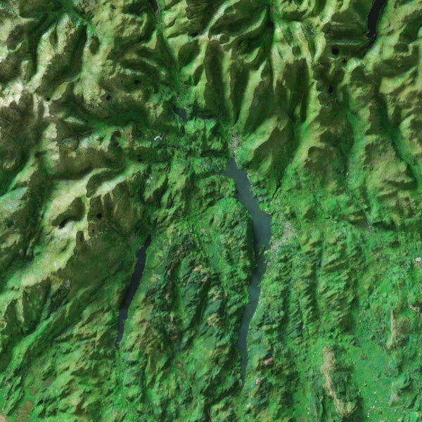 The Lake District Imagery Shaded Relief