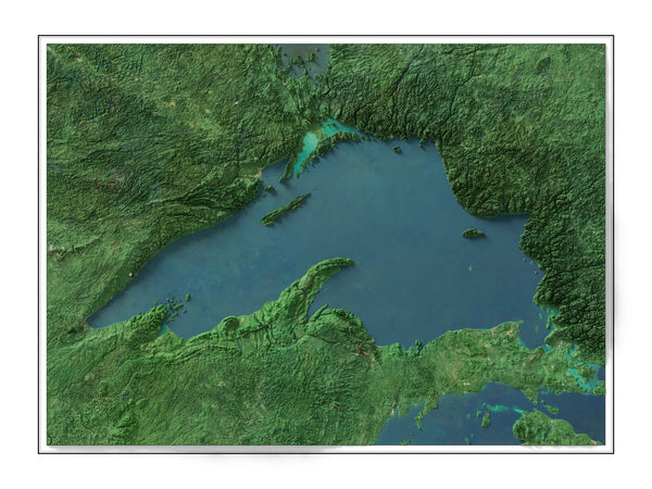 Lake Superior Imagery Shaded Relief