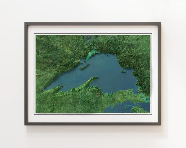 Lake Superior Imagery Shaded Relief