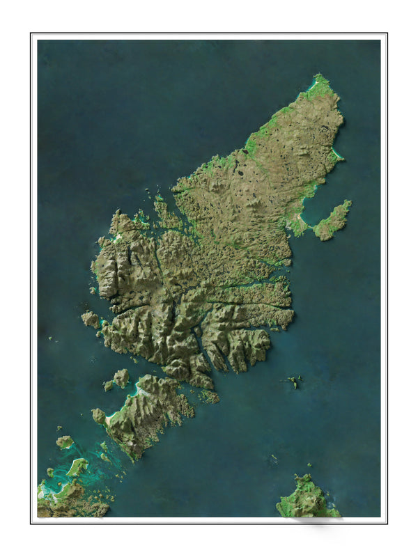 Lewis and Harris Imagery Shaded Relief