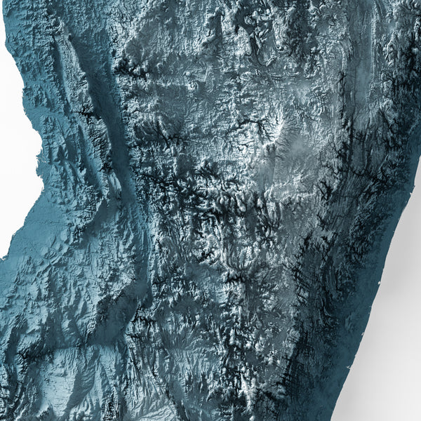 Madagascar Shaded Relief