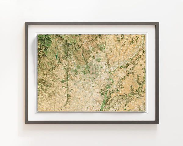 Madrid, Spain Imagery Shaded Relief