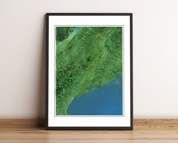 Maine Imagery Shaded Relief
