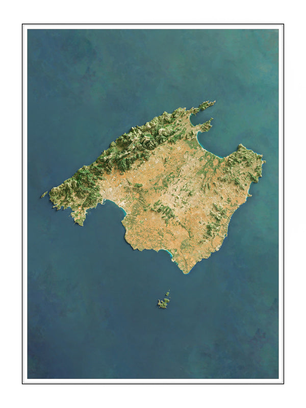 Mallorca Imagery Shaded Relief