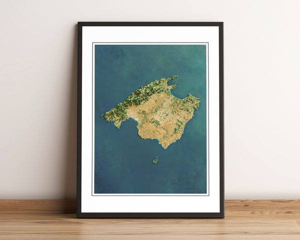 Mallorca Imagery Shaded Relief