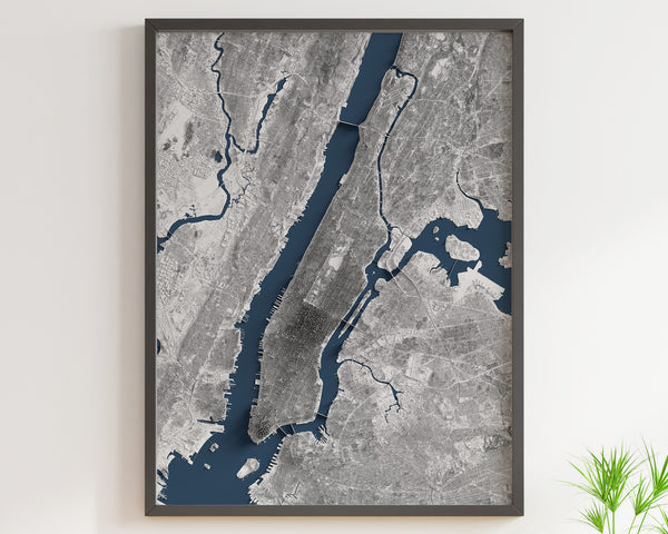 Manhattan Shaded Relief