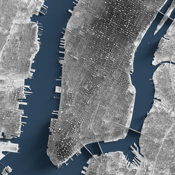 Manhattan Shaded Relief