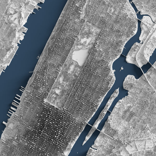 Manhattan Shaded Relief