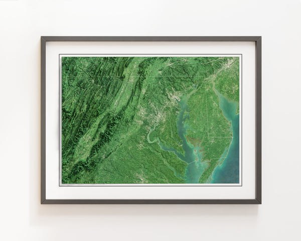 Maryland Imagery Shaded Relief