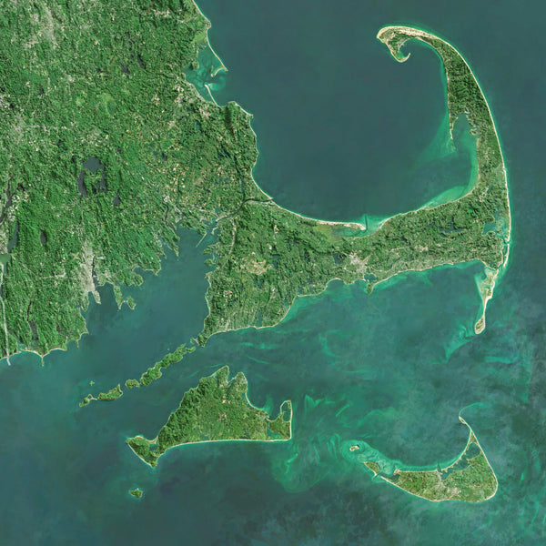 Massachusetts Imagery Shaded Relief
