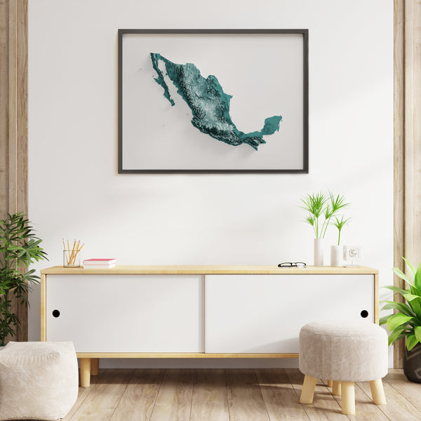 Mexico Shaded Relief