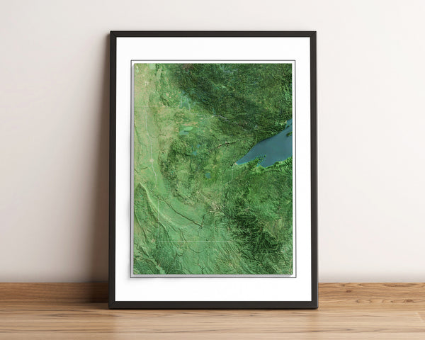 Minnesota Imagery Shaded Relief